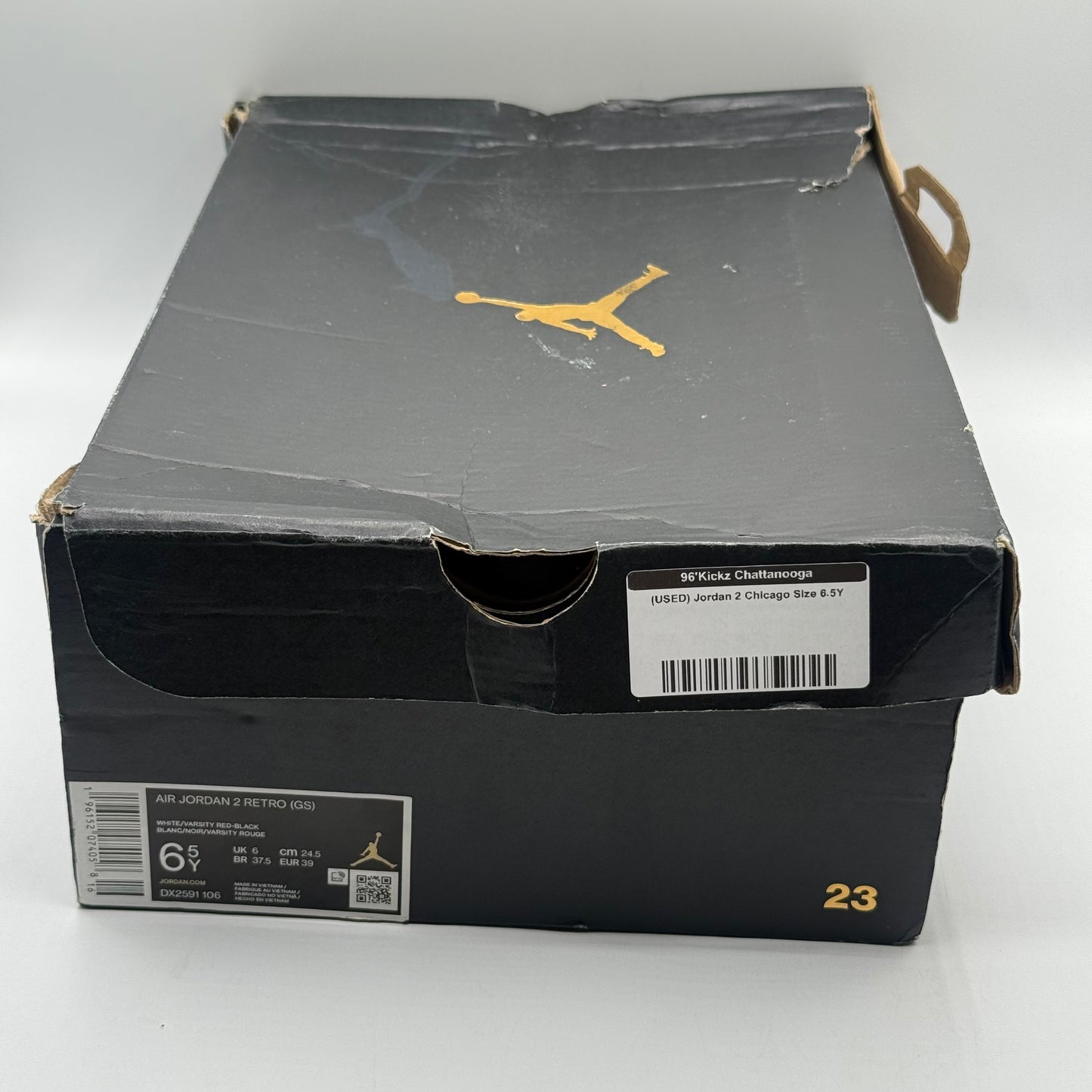 (USED) Jordan 2 Chicago Size 6.5Y