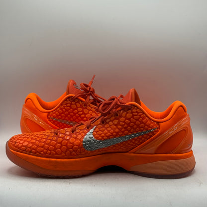(Used No Box) Nike Kobe 6 Total Orange Size 12