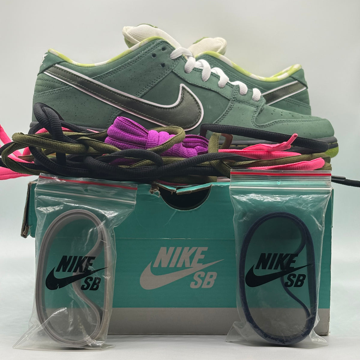 (Used Replacement Box) Nike SB Dunk Low Concepts Green Lobster Size 12