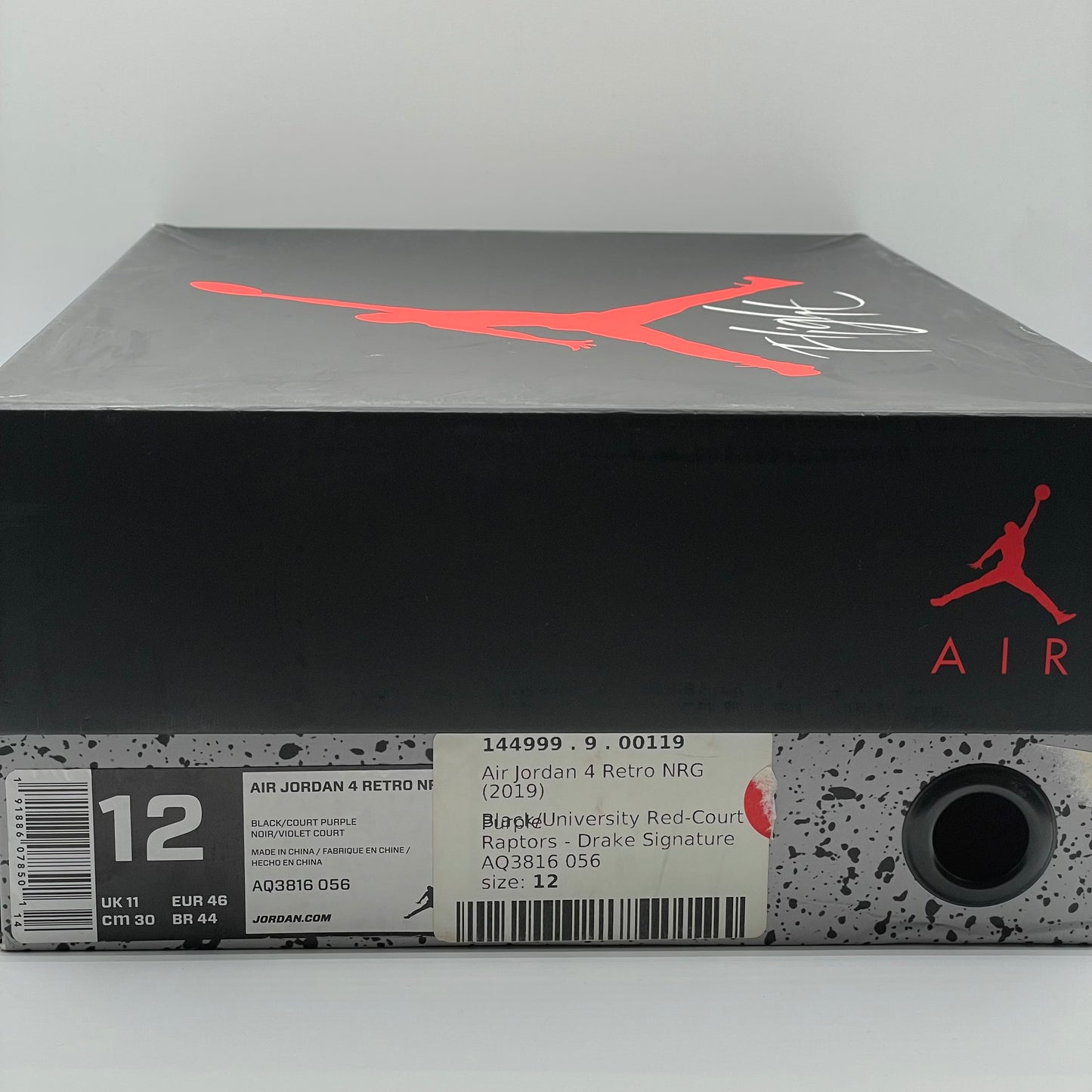 (USED) Jordan 4 Drake OVO Raptors Size 12