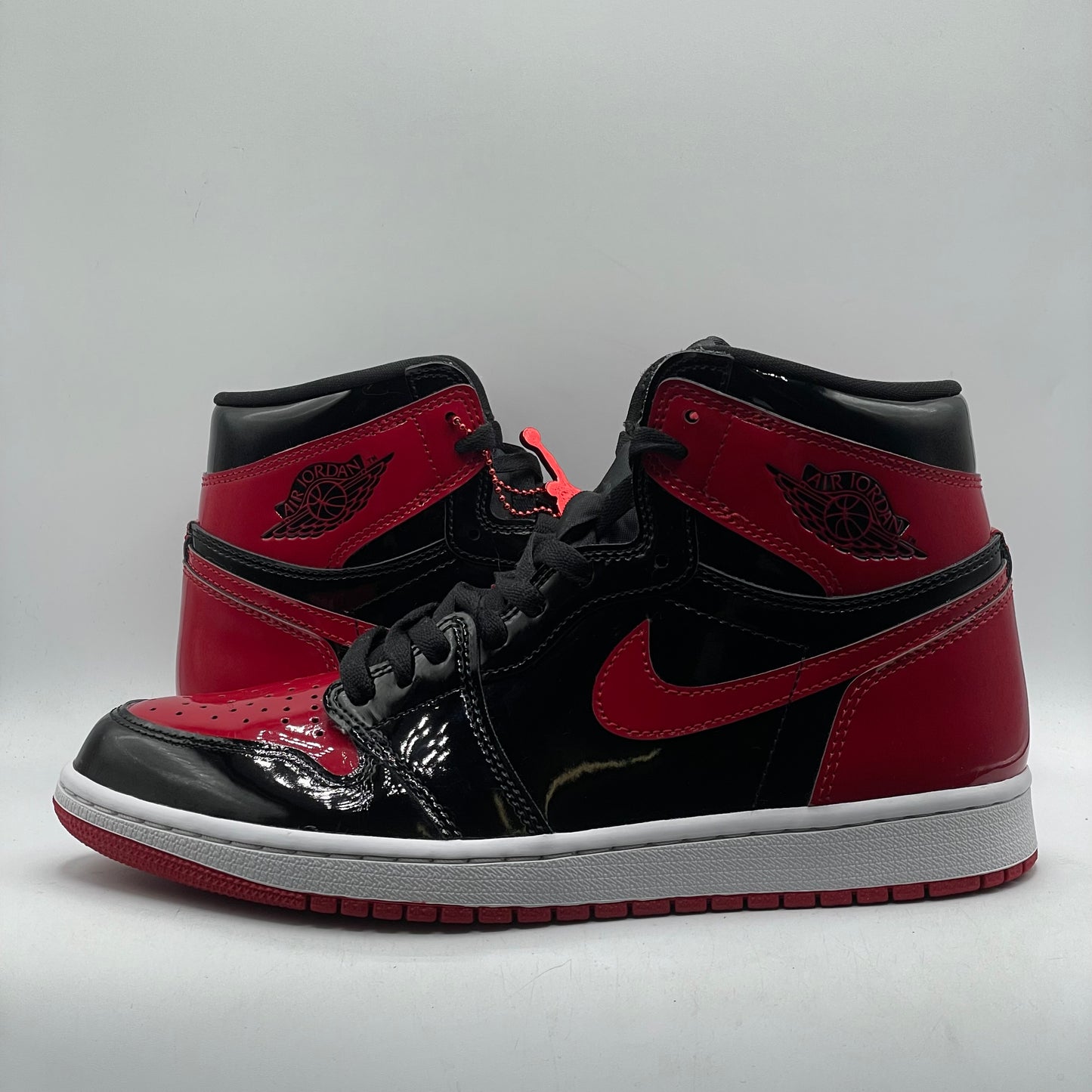 (USED) Jordan 1 High Patent Bred Size 9.5