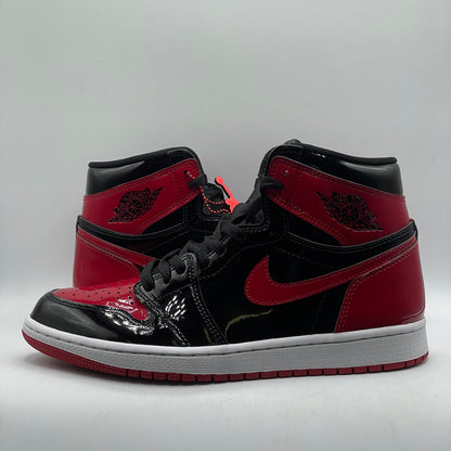 (USED) Jordan 1 High Patent Bred Size 9.5