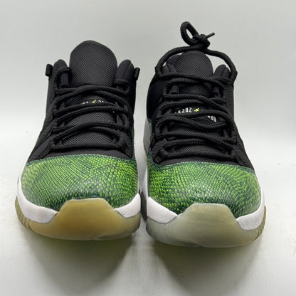 (USED) Jordan 11 Low Green Snakeskin (2014) Size 11.5