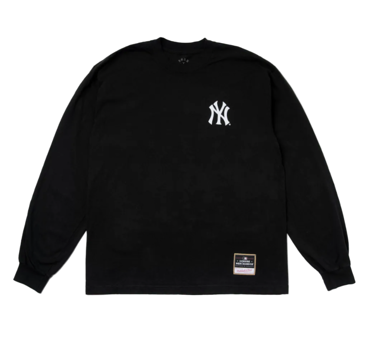 Born X Raised x Mitchell & Ness New York L/S T-Shirt