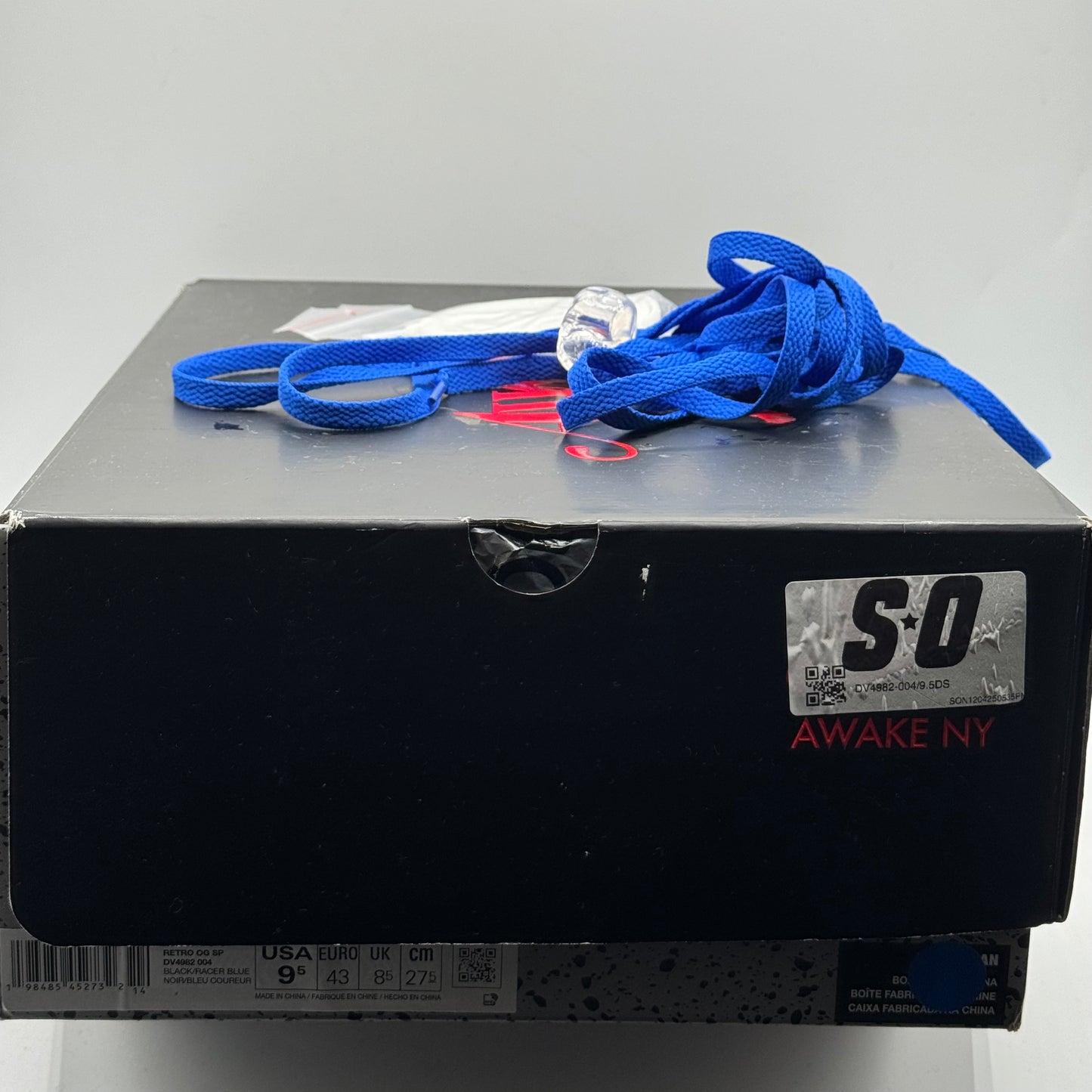 (USED) Jordan 5 Awake NY Black Size 9.5