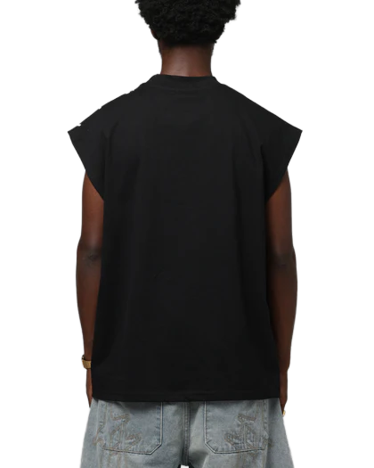 Loiter Script Muscle T Shirt