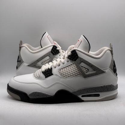 (USED) Jordan 4 White Cement (2025) Size 11