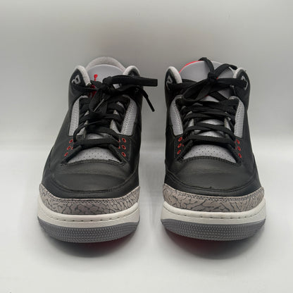 (USED) Jordan 3 Black cement Size 10