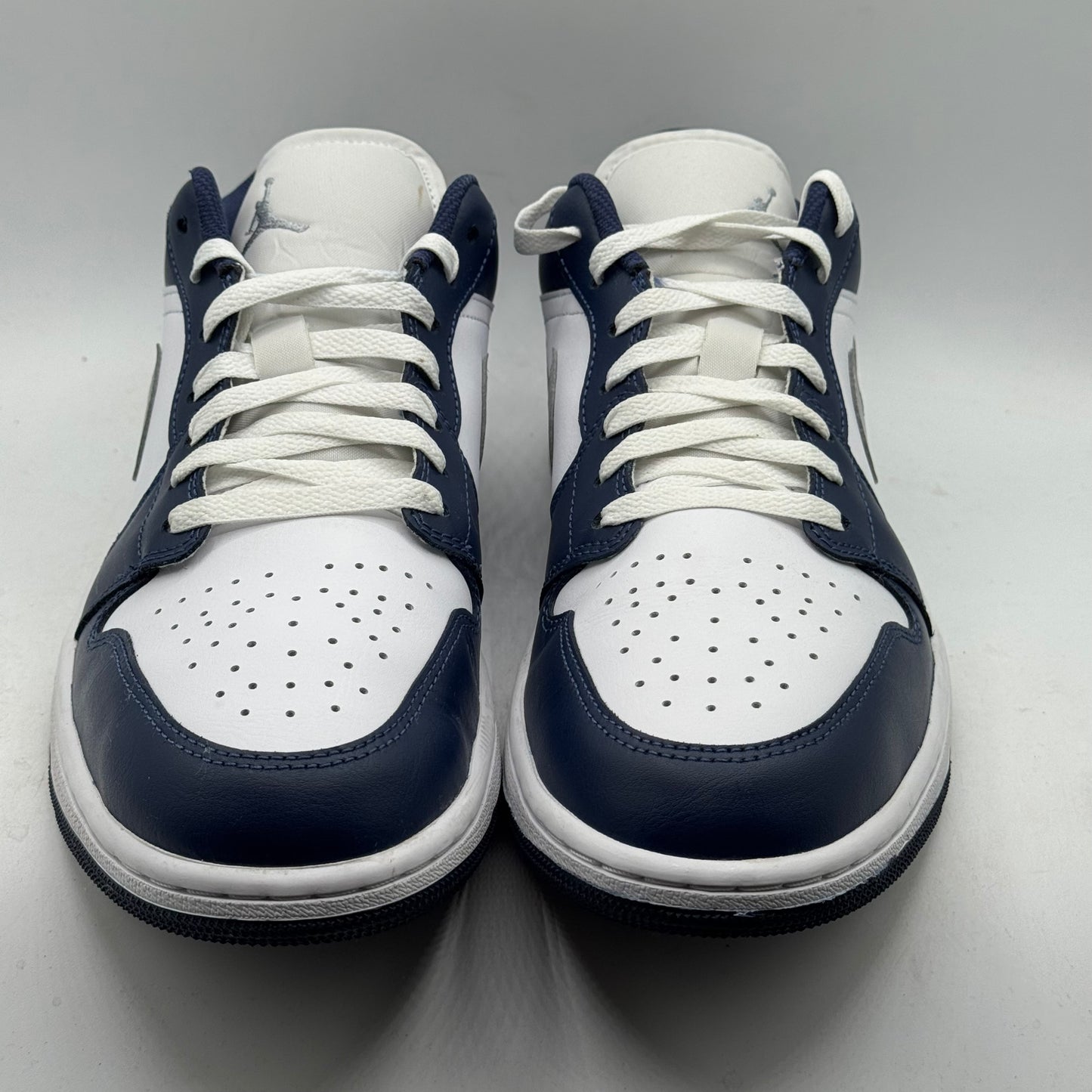 (USED) Jordan 1 Low Wolf Grey Midnight Navy Size 11