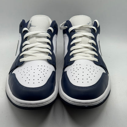 (USED) Jordan 1 Low Wolf Grey Midnight Navy Size 11