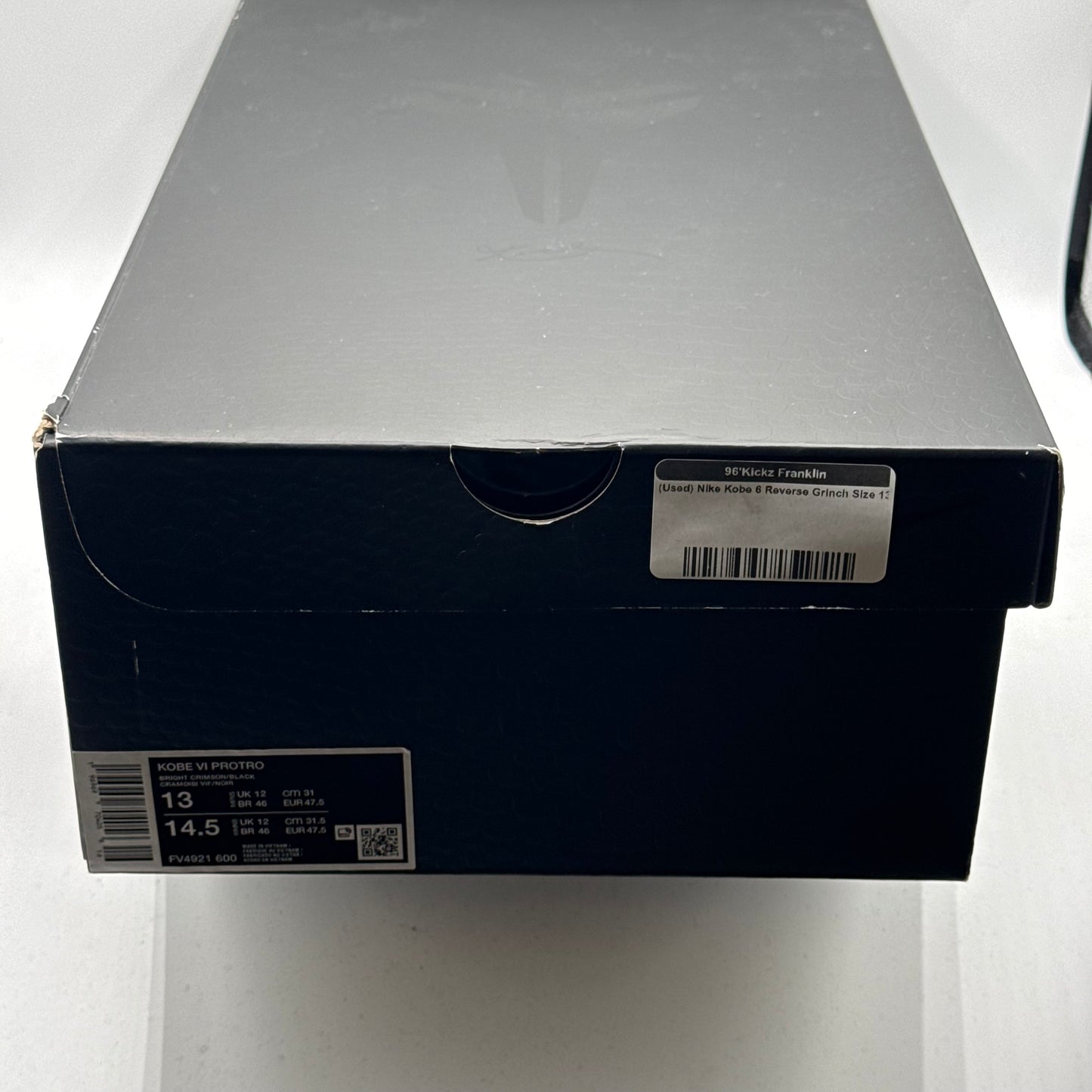 (Used) Nike Kobe 6 Reverse Grinch Size 13