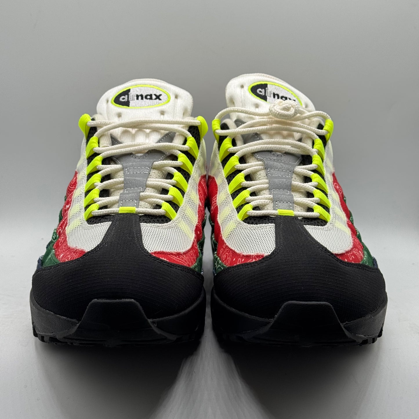 (Used) Nike Air Max 95 OG Big Bubble Neon Paisley Bandana Size 13