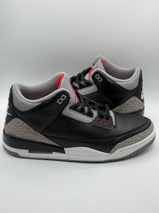 (USED) Jordan 3 Black Cement Size 11
