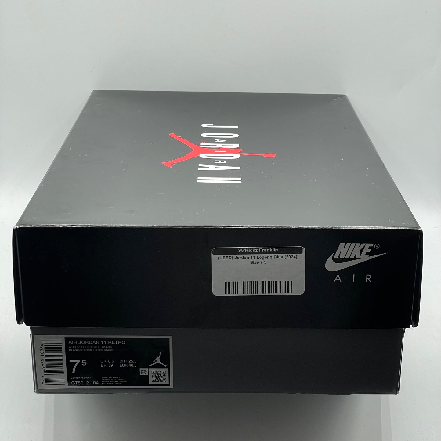 (USED) Jordan 11 Legend Blue (2024) Size 7.5