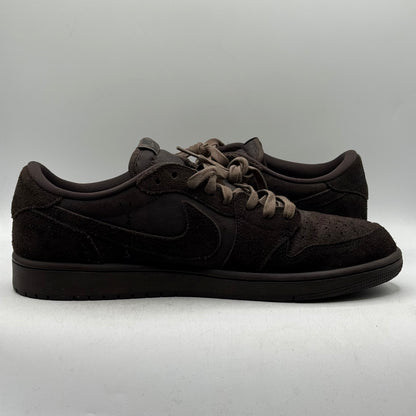 (Used No Box) Jordan 1 Low Travis Scott Velvet Brown Size 12