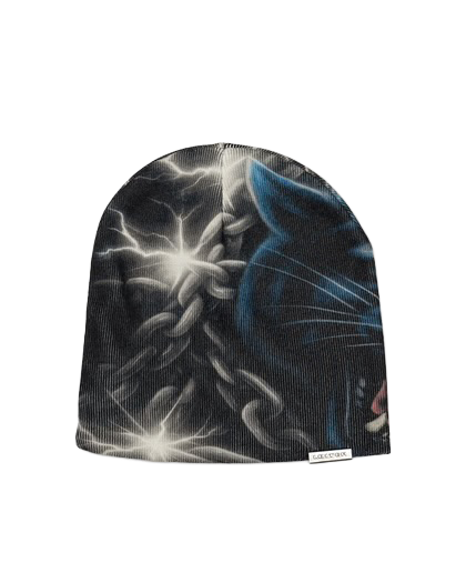 Loiter Airbrush Panther Skully Black