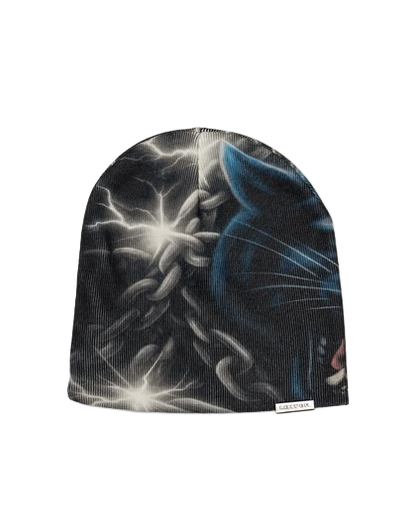 Loiter Airbrush Panther Skully Black