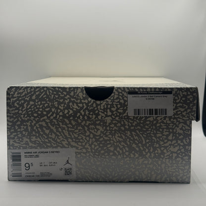 (USED) Jordan 3 Sail Cement Grey 9.5W/8M