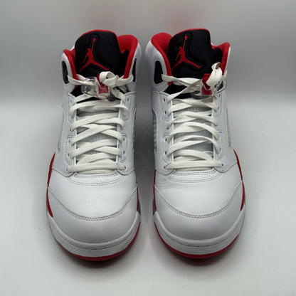 (USED) Jordan 5 Fire Red Black Tongue Size 10.5