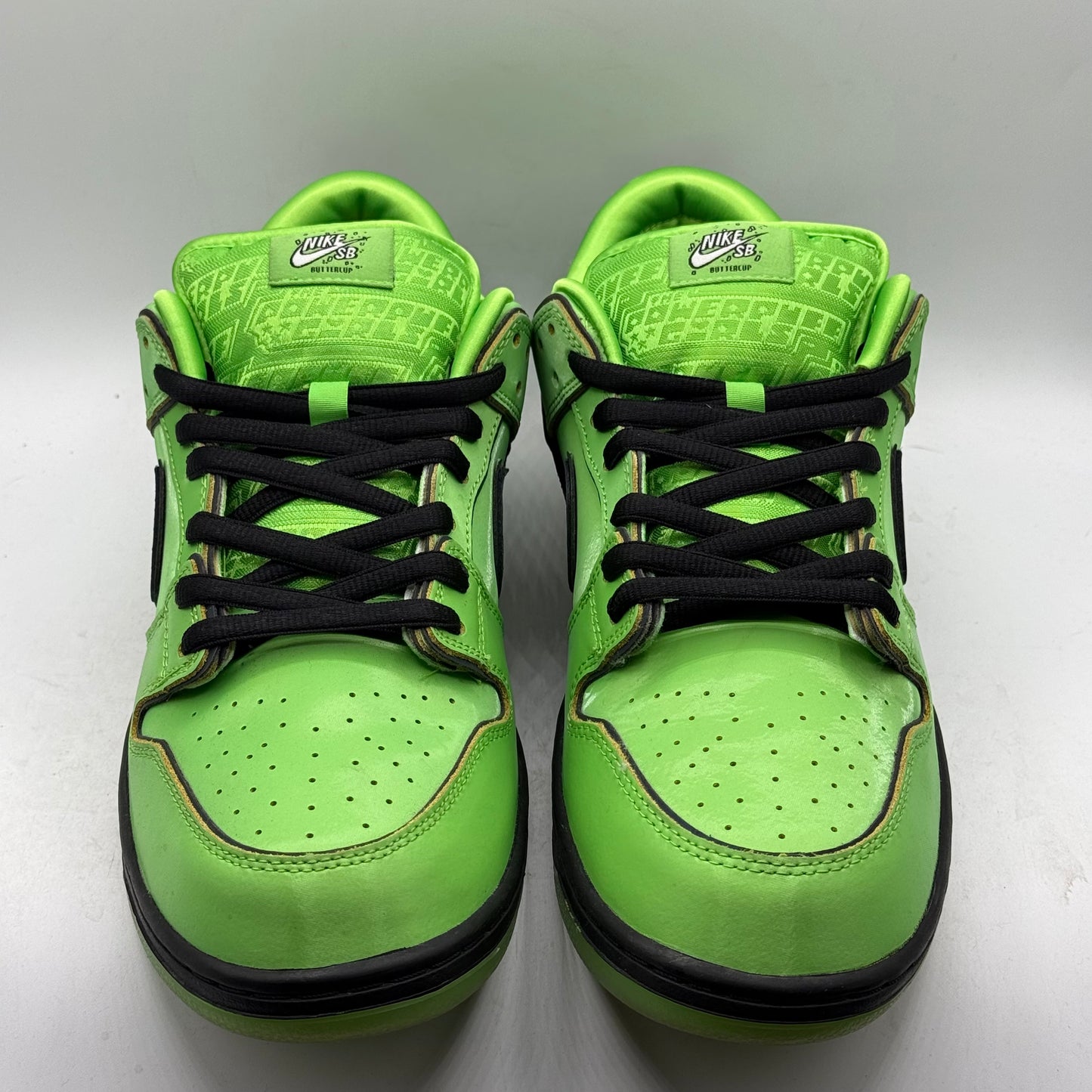 (Used) Nike SB Dunk Powerpuff Girl Buttercup Size 11.5