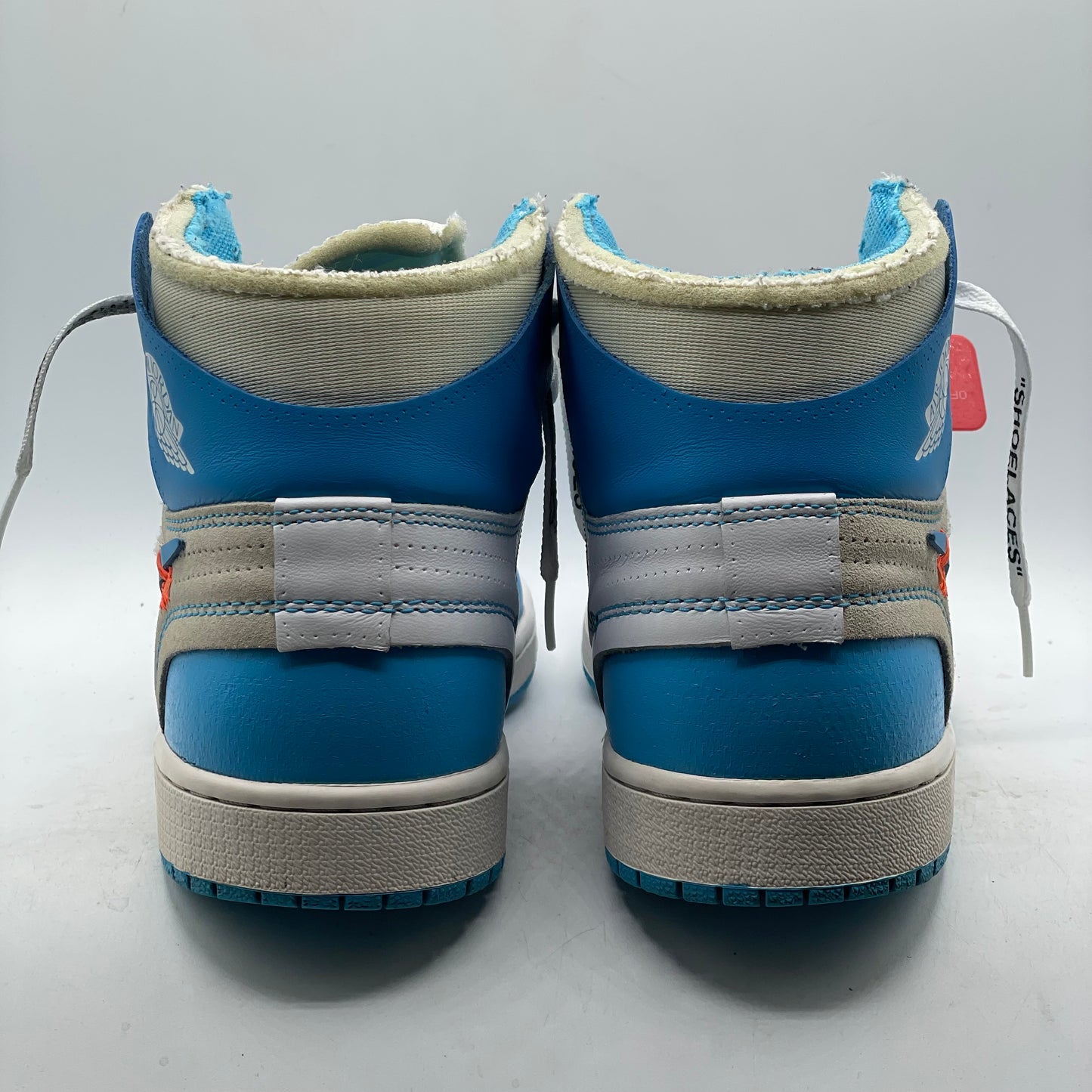 (Used) Jordan 1 High Off-White University Blue Size 9.5