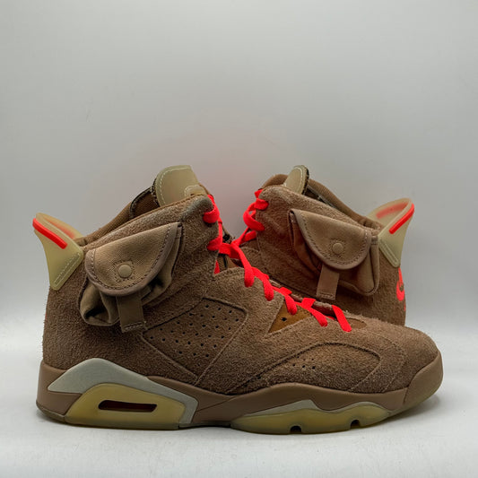 (Used) Jordan 6 Travis Scott British Khaki Size 9