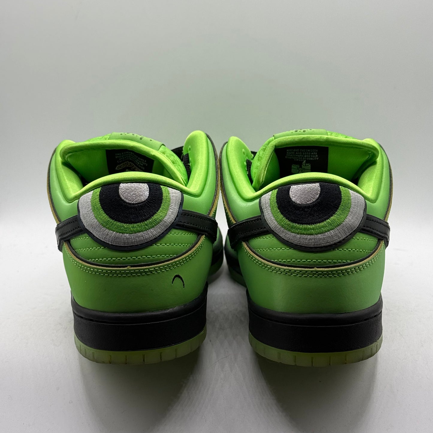 (Used) Nike SB Dunk Powerpuff Girl Buttercup Size 11.5
