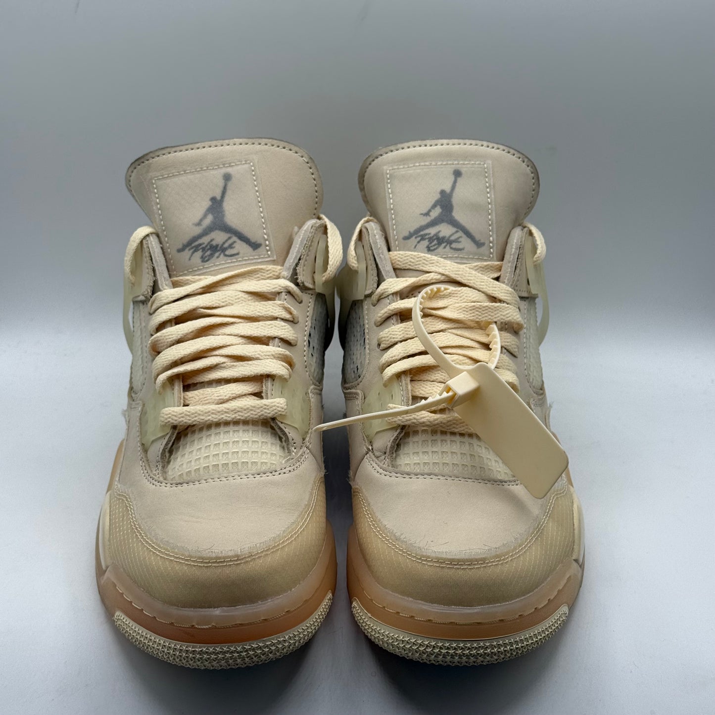 (USED) Jordan 4 Off-White Sail Size 10.5W/9M