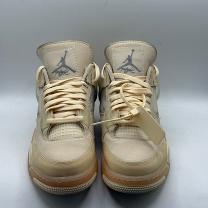 (USED) Jordan 4 Off-White Sail Size 10.5W/9M