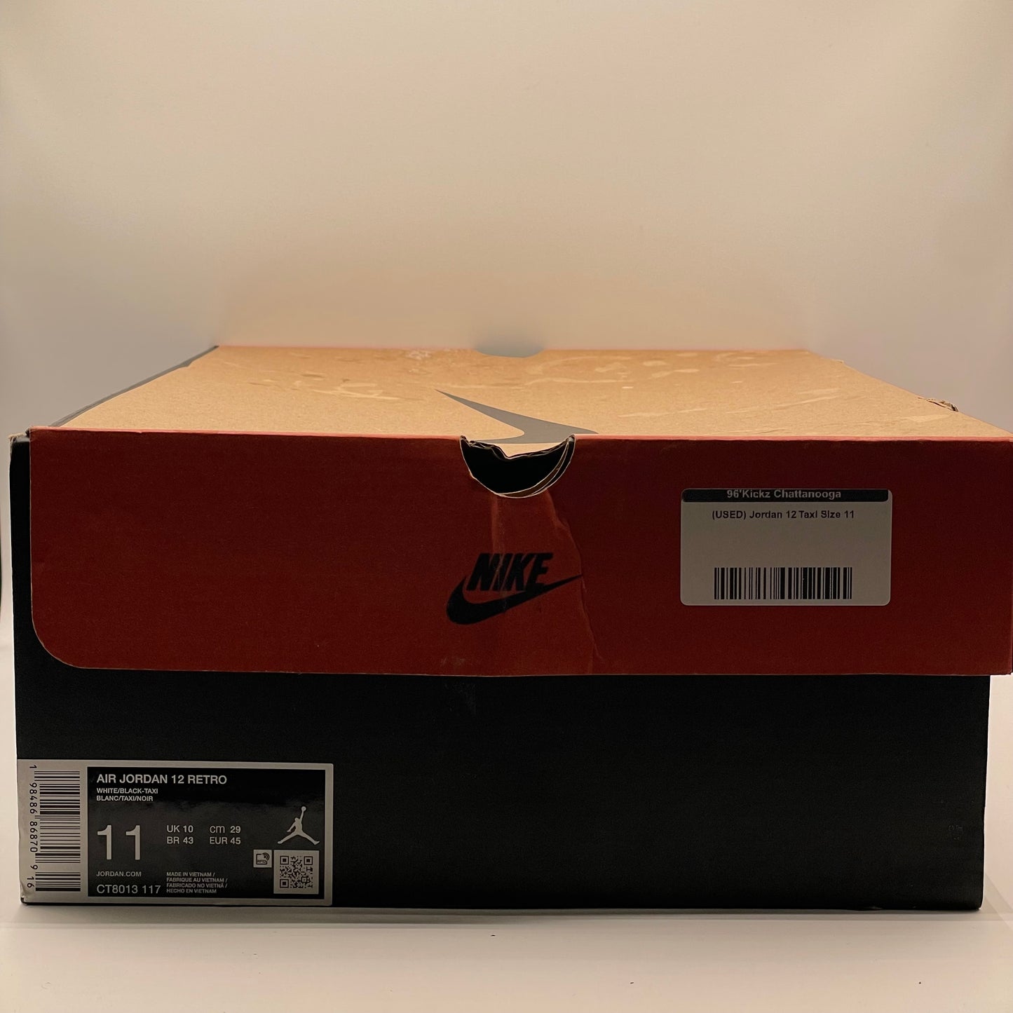 (USED) Jordan 12 Taxi Size 11