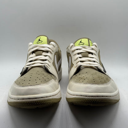 (USED NO BOX) Jordan 1 Low Golf Travis Scott Neutral Olive Size 11