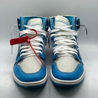(Used) Jordan 1 High Off-White University Blue Size 9.5
