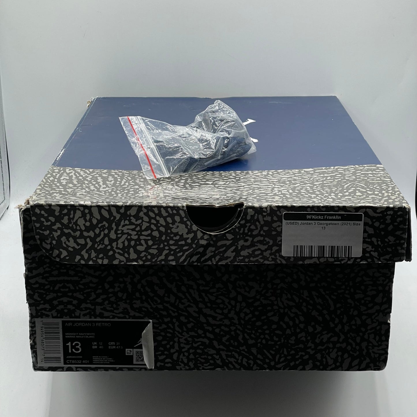 (USED) Jordan 3 Georgetown (2021) Size 13
