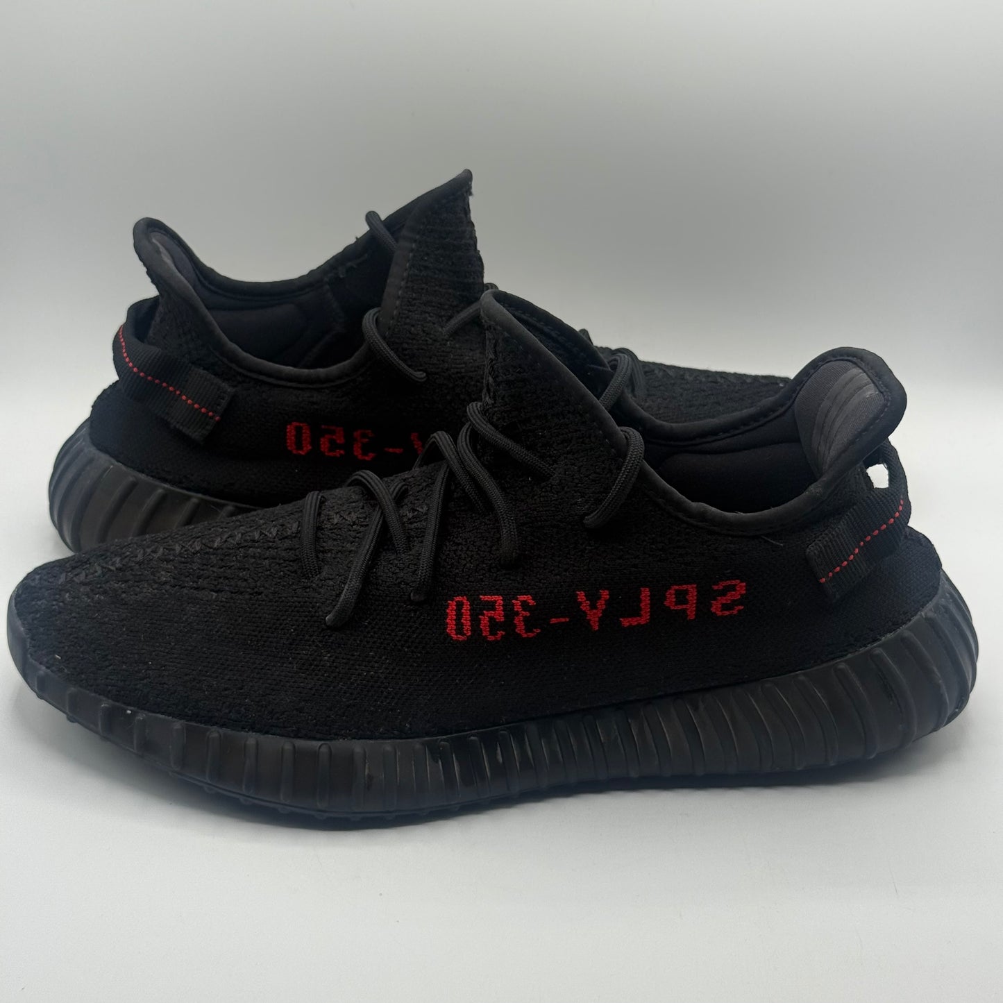 (USED) Yeezy Boost 350 V2 Black Red Size 12