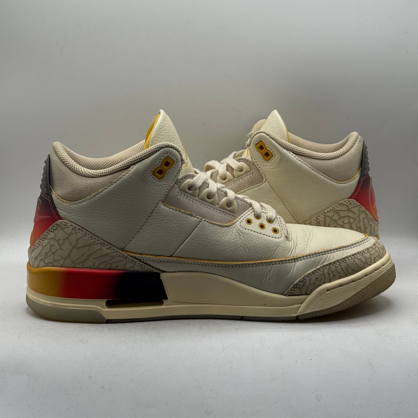(Used No Box) Jordan 3 J Balvin Sunset Medallion Size 11