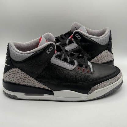 (USED) Jordan 3 Black Cement Size 14