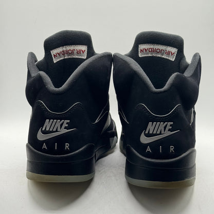 (USED NO BOX) Jordan 5 Black Metallic Reimagined Size 9.5