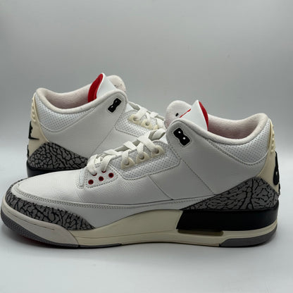 (USED) Jordan 3 White Cement Reimagined Size 12