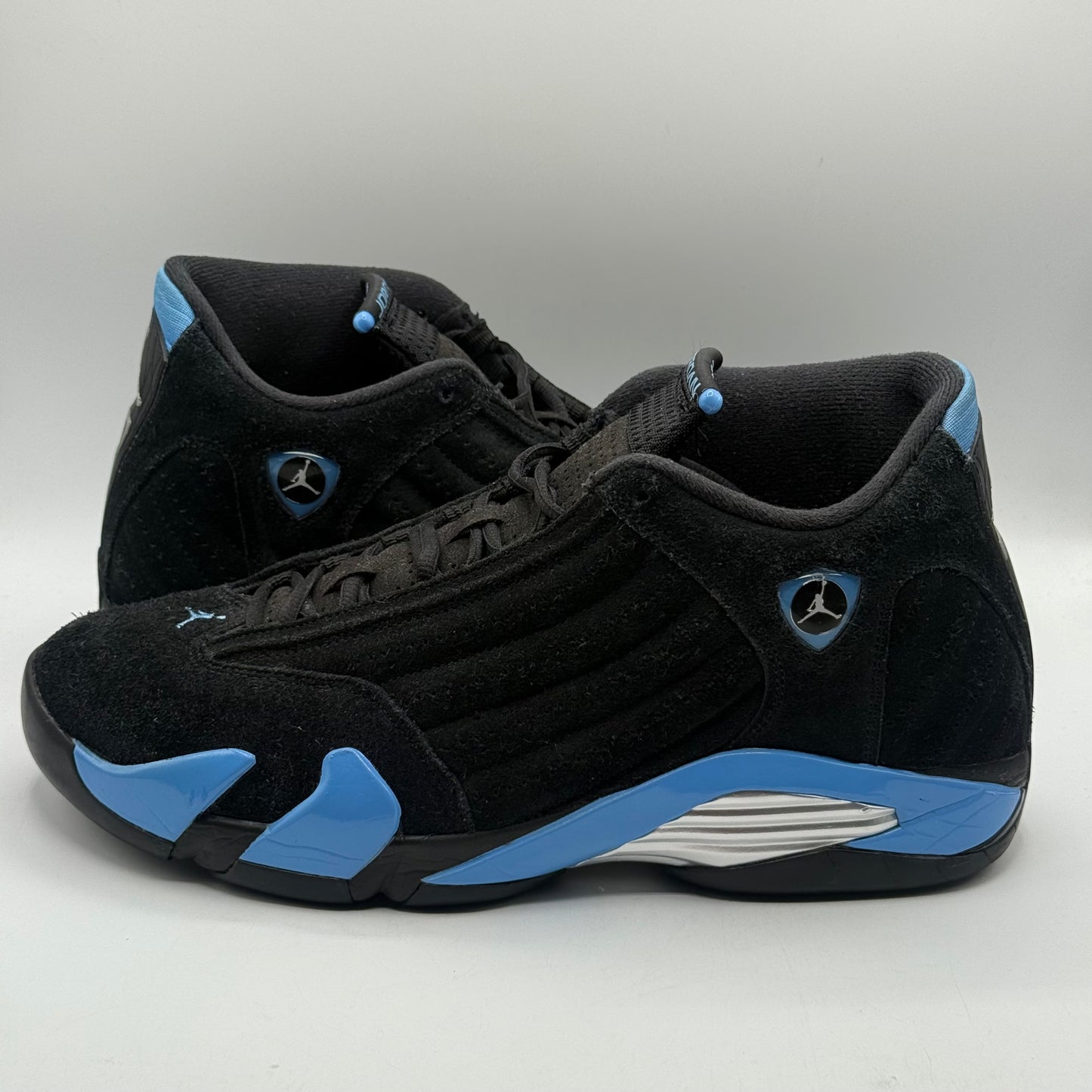(USED) Jordan 14 Black University Blue Size 11.5