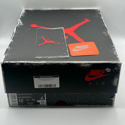 (USED) Jordan 3 White Cement Reimagined Size 12