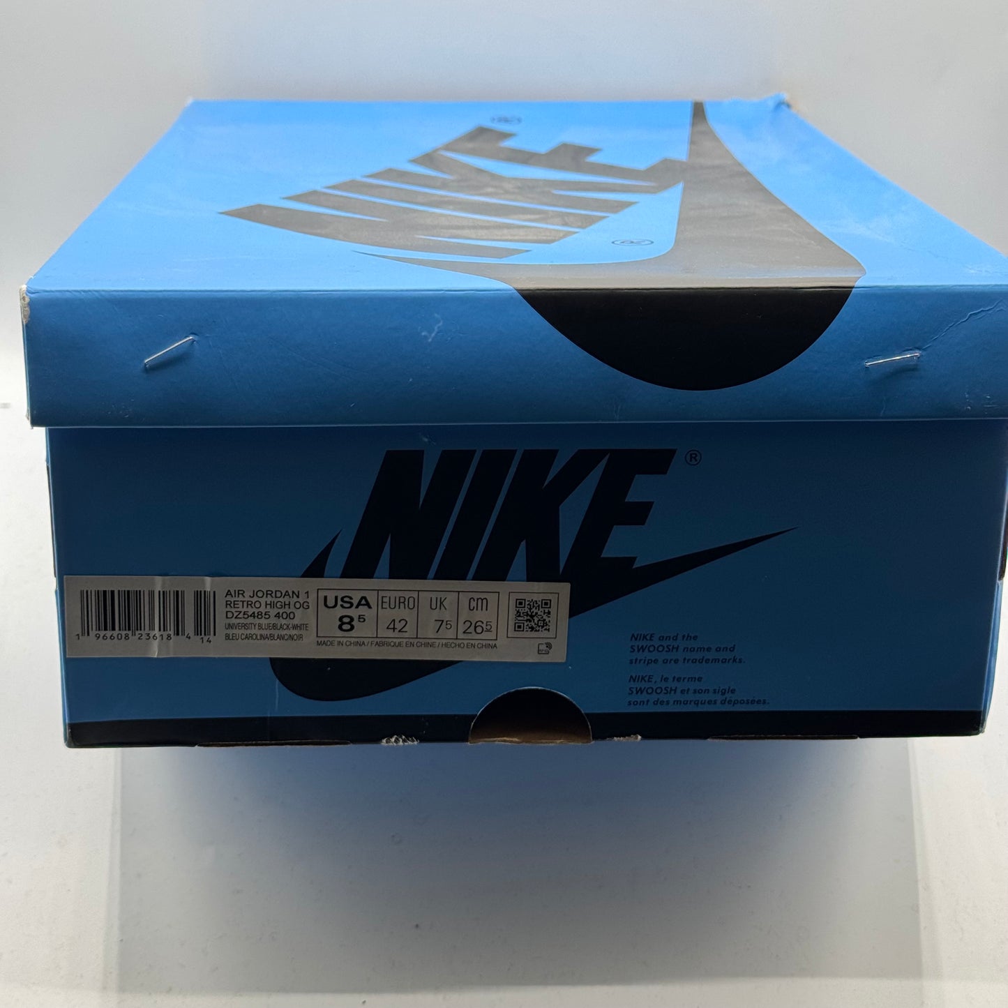 (Used) Jordan 1 High UNC Toe Size 8.5