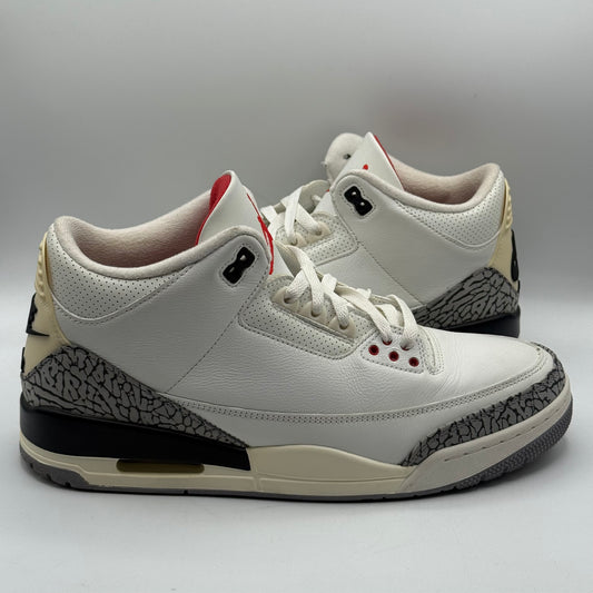 (USED) Jordan 3 White Cement Reimagined Size 11.5