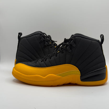 (Used) Jordan 12 Black University Gold Size 8