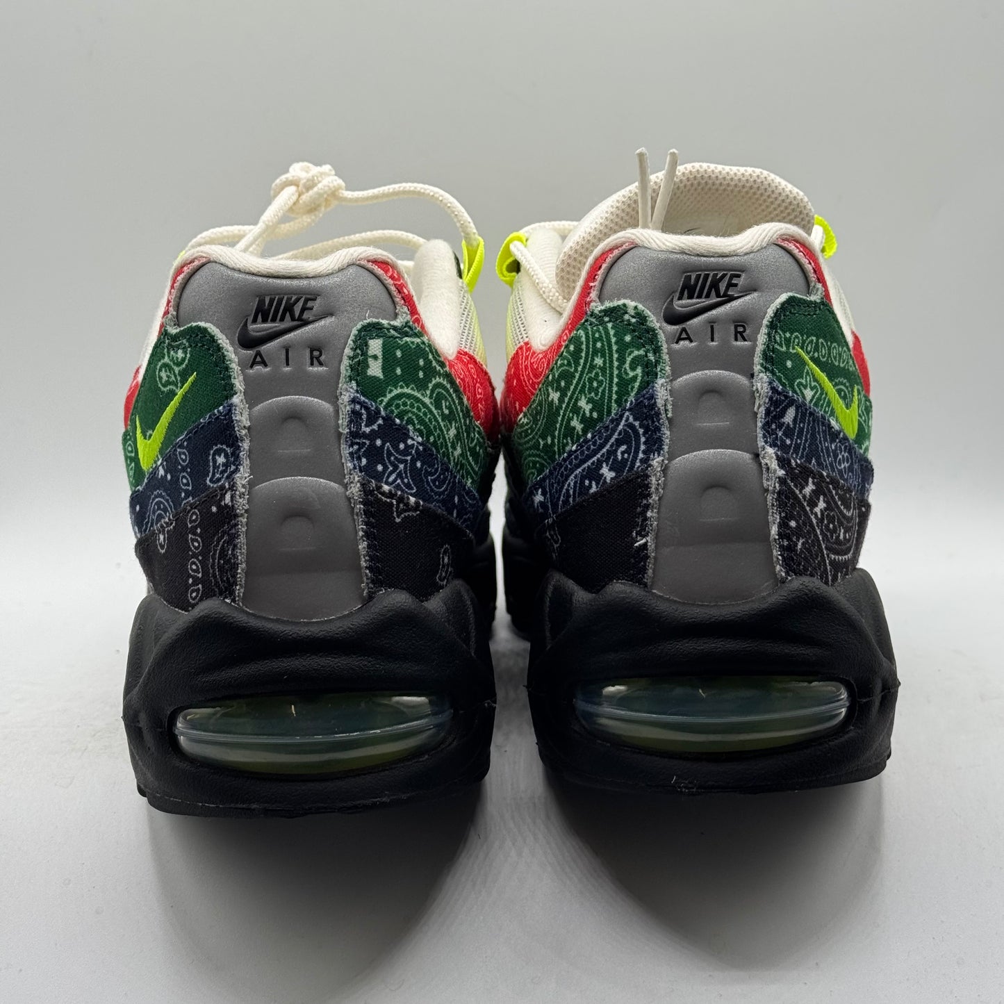 (Used) Nike Air Max 95 OG Big Bubble Neon Paisley Bandana Size 13