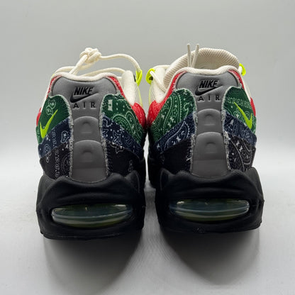 (Used) Nike Air Max 95 OG Big Bubble Neon Paisley Bandana Size 13