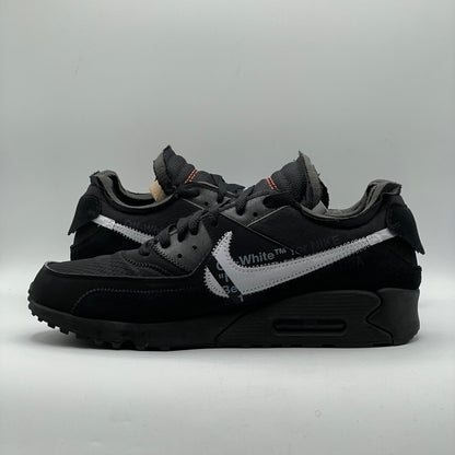 (Used) Nike Off-White Air Max 90 Black Size 9.5