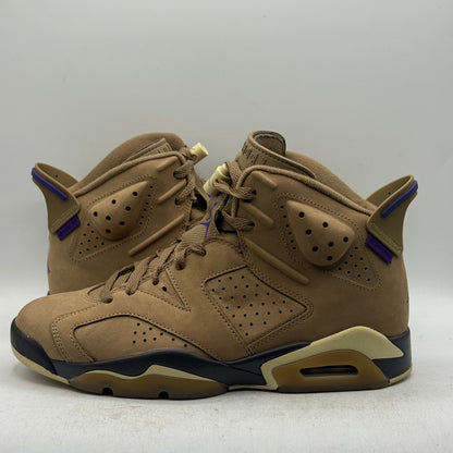 (Used No Box) Jordan 6 Gore-Tex Brown Kelp Size 10W/8.5M