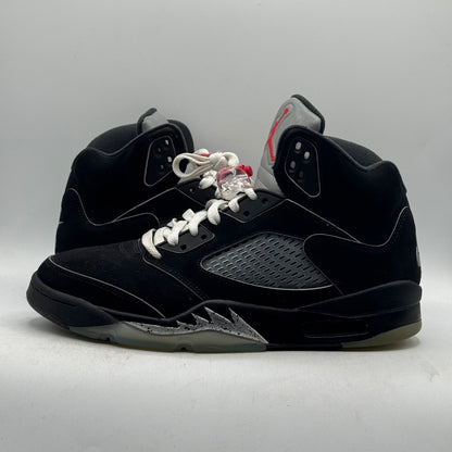 (USED NO BOX) Jordan 5 Black Metallic Reimagined Size 9.5