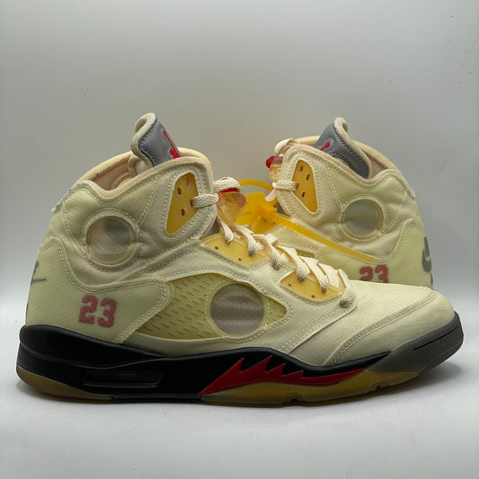 (Used) Jordan 5 Off-White Sail Size 13