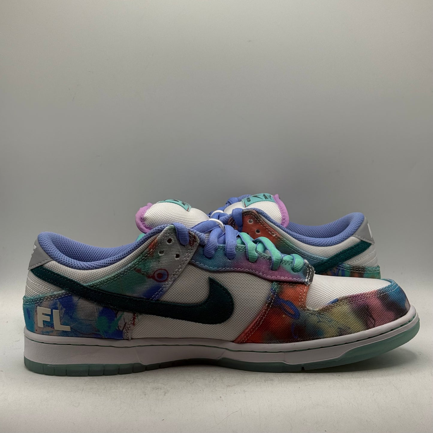 (Worn 1x) Nike SB Dunk Low Futura Laboratories Bleached Aqua Size 11